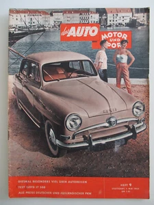 Das Auto Motor und Sport Heft Nr. 9 Mai 1954 Preise der deutschen Personenwagen - Picture 1 of 9