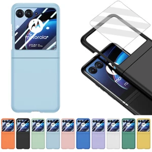 For Motorola Razr 40 Ultra Luxury PC Shockproof Screen Protector Case - Picture 1 of 22