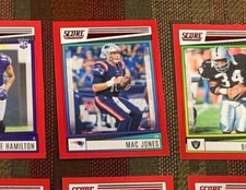 2022 Score Insert, Parallels, #'d cards