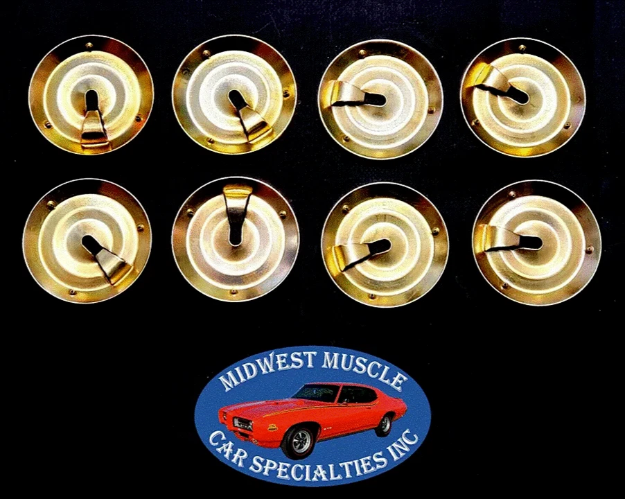 Clips de moldura de panel basculante 80-87 Chevy El Camino y GMC Caballero 8 piezas B18 Foto 1 de 4