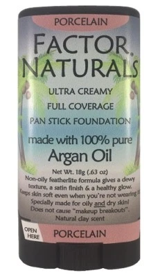 Factor Naturals Porcelain #246 Pan stick foundation w/ Argan oil Made in the USA - Image 1 of 3