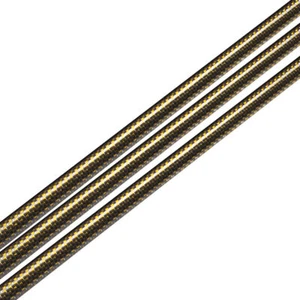 2X 500mm Long Golden Silk Colorful Carbon Fiber Tube OD 6-30MM Pipe For RC Plane - Picture 1 of 7