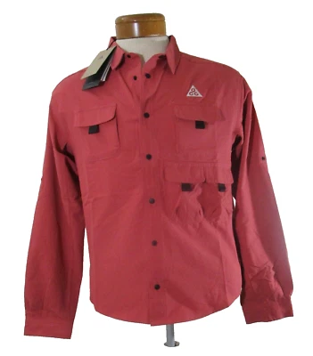 NWT Nike ACG Devastation Trail Big Kids Dri-FIT UV Top XL Adobe Red MSRP$80 - Image 1 of 2