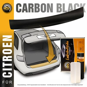 Lackschutzfolie für Citroen C4 Grand-Picasso 2 ✓ Ladekantenschutz CARBON schwarz - Picture 1 of 10