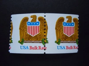 #2604 10c Eagle & Shield EFO Misperforated Pair MNH OG "Include New Mount" - Picture 1 of 1