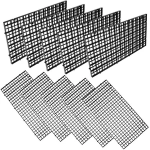 10 Pcs Aquarium Fish Tank Divider Egg Crate Aquarium Filter Bottom Tray Grid - Picture 1 of 7