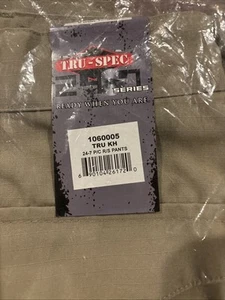 Tru-Spec 24-7 Style Tactical Rip-Stop Pants KHAKI 34x32 - Picture 1 of 2