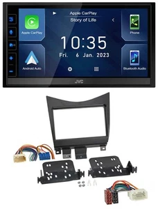JVC DAB Bluetooth MP3 USB 2DIN Autoradio für Honda Accord 02-08 schwarz - Bild 1 von 8