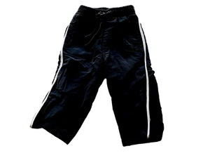 Gymboree Boys Pants Navy Blue Athletic Nylon Elastic Waist Pull On 12-18 Months - Picture 1 of 9