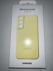 BRAND NEW, SEALED Genuine Samsung Silicone Cover For Samsung Galaxy S22 Yellow - Picture 1 of 3