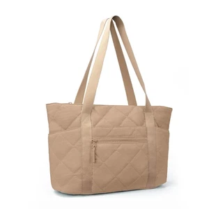 Tote Bag for Women, Lightweight Puffy Tote Bag with Compartments, Large 15.6 ... - Bild 1 von 7