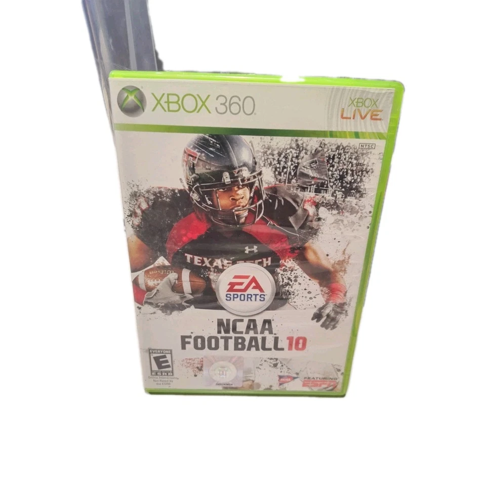 NCAA Football 10 Xbox 360, 2009, Disco Y Estuche Sin Manual Foto 1 de 1