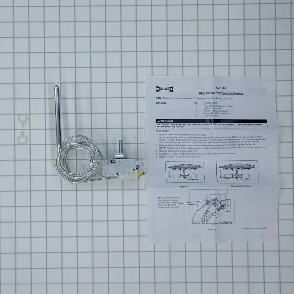 Control de frío para refrigerador Sub-Zero 4201260 Foto 1 de 1