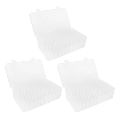  3 piezas carrete de hilo de coser estante de almacenamiento carretes soporte organizador de bordado Foto 1 de 4