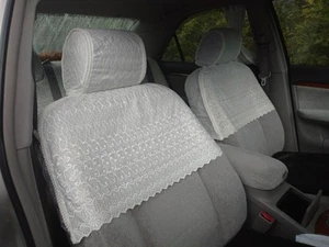 Toyota 110 Series Mark II Genuine Race Seat Cover White From Japan Used F/S - Picture 1 of 12