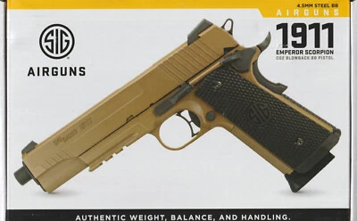 Sig Sauer SigAir 1911 Emperor Scorpion CO2 BB-Gun .117 (BB) Blowback - Image 1 of 2
