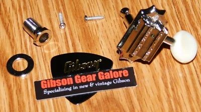 Детали для гитары Epiphone Les Paul тюнер Kluson Deluxe никелевый белый ES Project B - Изображение 1 из 3