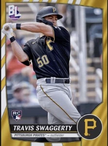 [DIGITAL] Topps Bunt - Travis Swaggerty - Big League 23 S1 -  Gold Base - Picture 1 of 1