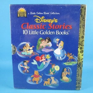 Vintage 1996 Disney Little Golden Books Box Set 10 Sealed New Classic Stories - Picture 1 of 14