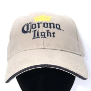 New Classic Corona Light Beige Canvas Baseball Hat Cap Beach Party Vacation Wear - Picture 1 of 8