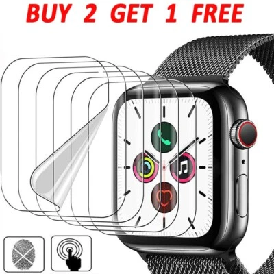 Screen Protector Hydrogel For Apple Watch Ultra 2 Series 9 8 7 6 SE 5 4 Clear - Image 1 of 4