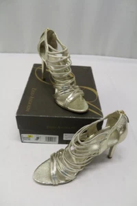 Enzo Angiolini Mochacita Damen Gold Riemchen Heels 9M NEU - Bild 1 von 9