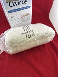 Elviros Cervical Memory Foam Pillow, Contour Pillows for Neck and Shoulder - Picture 1 of 7