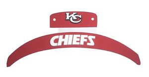 Kansas City Chiefs Front And Rear 3D Bumpers Set Riddell Full Size Speed Helmet