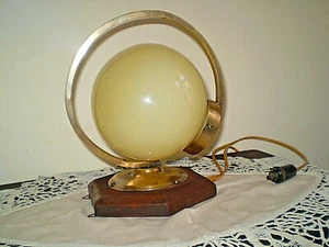 Antigua lámpara de mesa eléctrica Art Deko vintage de los años 30 - Imagen 1 de 10