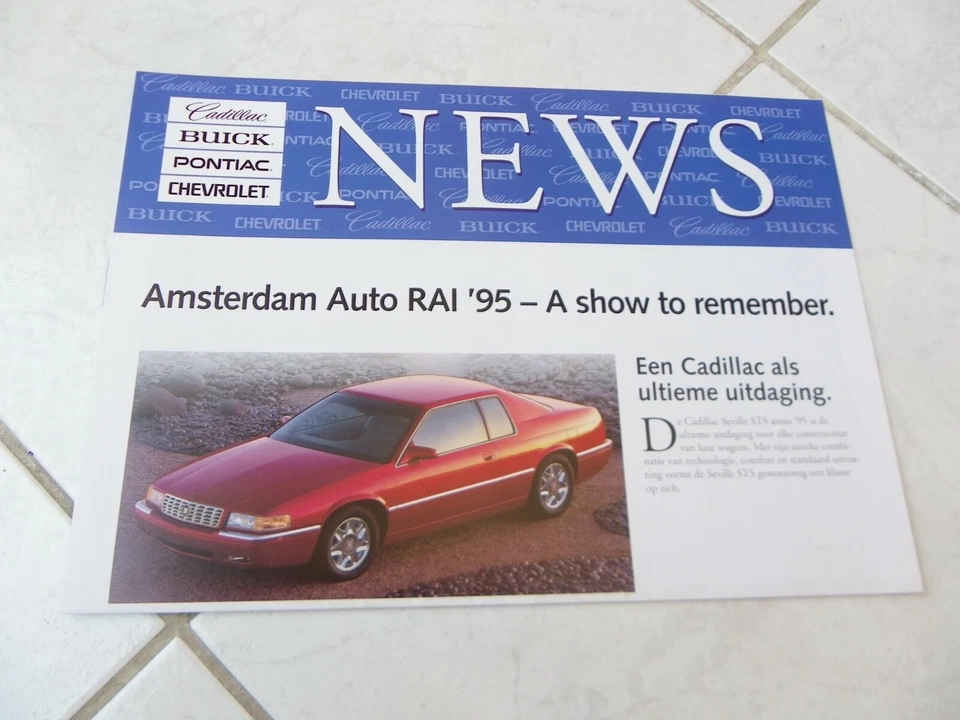 Brochure Catalogo Cadillac Buick Pontiac Chevrolet News 1995 - Immagine 1 di 1