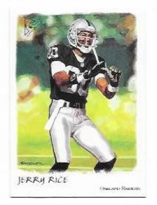 JERRY RICE 2002 Topps Gallery Football # 114 Oakland Raiders HOF NM - MT - Image 1 of 2