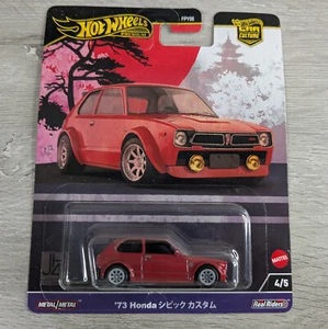 Hot Wheels 2024 Japan Historics 4 - '73 Honda Civic Custom - New, Exc. Card - Picture 1 of 4