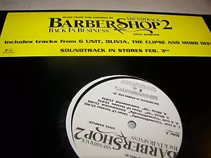 BARBERSHOP 2 BACK IN BUSINESS SOUNDTRACK 12" Sampler NM Interscope 2004 PROMO - Picture 1 of 3