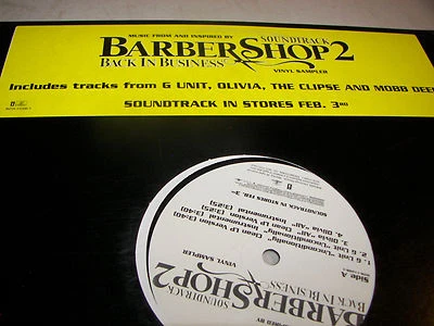 BARBERSHOP 2 BACK IN BUSINESS SOUNDTRACK 12" Sampler NM Interscope 2004 PROMO - Image 1 of 3