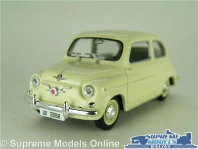 SEAT FIAT 600 MODEL CAR CREAM 1965 1:43 SCALE 500 SOLIDO CLASSIC K8 - Image 1 of 4