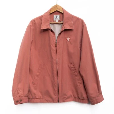 Peter Millar 风衣高尔夫夹克男式 L 经典合身三文鱼性能 — 第 1/4 张图片