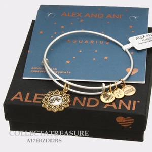 Authentischer Alex und Ani zweifarbiger Wassermann RG/RS erweiterbarer Armreif  - Bild 1 von 1