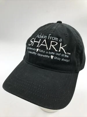Винтажная бейсбольная кепка OC Advice From a Shark Strap Back Shark Week Aquarium Puns - Изображение 1 из 4