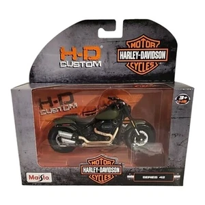 Harley Davidson Series 42 Fat Bob 114 Maisto 1:18, New In Box - Picture 1 of 7