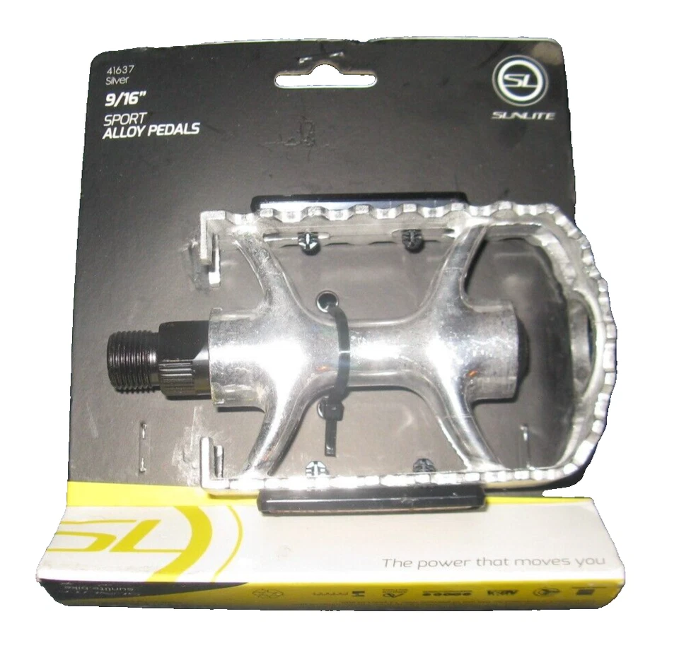 SUNLITE ALEACIÓN BICICLETA BICICLETA PEDALES DEPORTIVOS DEPORTE 9/16" Foto 1 de 1