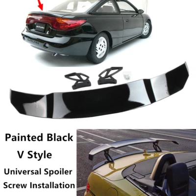 Universal Fit For Saturn SC1 SC2 00-03 Racing Style Rear Trunk Lid Spoiler Wing - Image 1 of 4