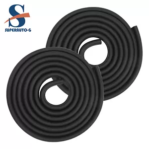 2X Rubber Door Weatherstrip Seals Set for Chevy GMC Suburban C/K 1500 2500 3500 - Picture 1 of 9