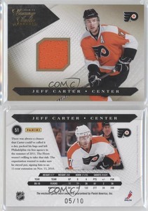 2010-11 Panini Luxury Suite Jersey Gold /10 Jeff Carter #51