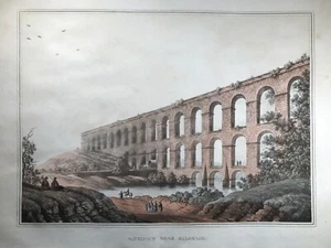 1810 Antique Print; The Aqueduct of Uzun Kemer, Istanbul after Luigi Mayer - Picture 1 of 3