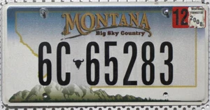 Montana Nummernschild USA Kennzeichen US License Plate KFZ Auto Schild : 6C65283 - Bild 1 von 1
