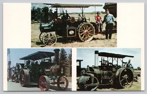 Tri-State Antique & Threshers Ass'n Bird City Kansas VTG Chrome Postcard c1977 - Picture 1 of 2