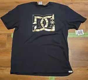 DC Shoes Dyrdek Collection Style 55200214 T-Shirt Gr. XLarge schwarz/gold neu mit Etikett - Bild 1 von 7