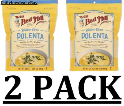 PACK DE 2 - Bob's Red Mill, polenta de maíz amarillo, 24 oz (total 48 oz) Foto 1 de 4