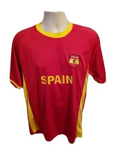 Spain Football Soccer Mens Large Red Jersey - Picture 1 of 8