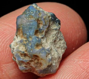 2.6Ct Natural Australian Lightning Ridge Black Opal Nugget Facet Rough YPW5284 - Picture 1 of 3